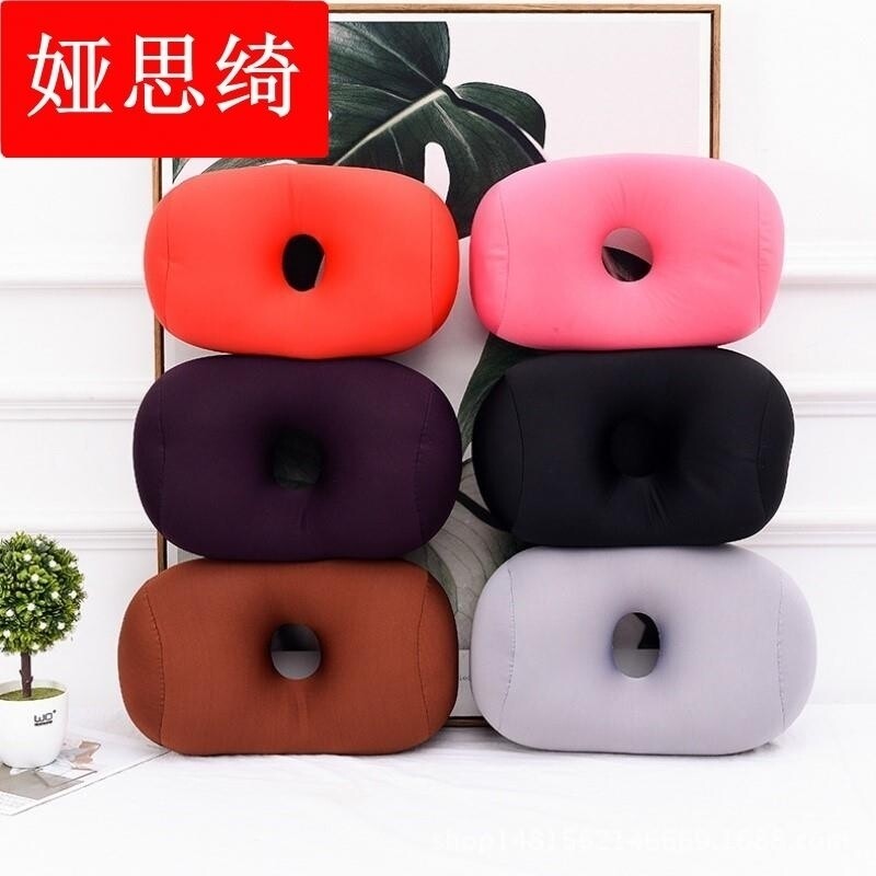 Milk Silk Foam Particle Pillow Student Lying Sleeping Pillow O-shaped Pillow Office Lying Lying Pillow Nap Pillow