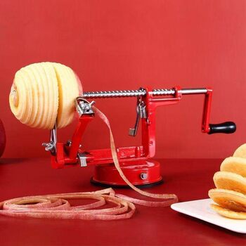 Apple Peeling Tool for Home Use, Hand-Cranked Apple Peeler, Multifunctional Peeler, Three-In-One Automatic Fruit Slicer