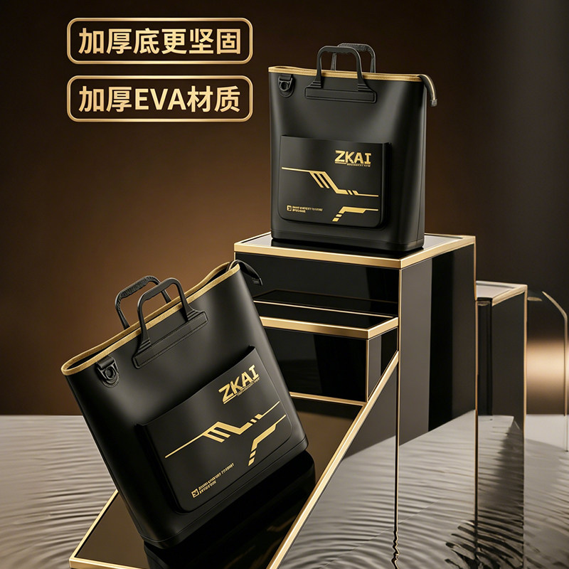 鱼护包钓鱼鱼护袋装鱼加厚防水多功能可携式手提鱼护袋渔具收纳包 图5