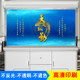New style Fengshengshuiqi fish tank background sticker 5d three-dimensional high-definition picture 3d aquarium landscaping decoration plastic mural