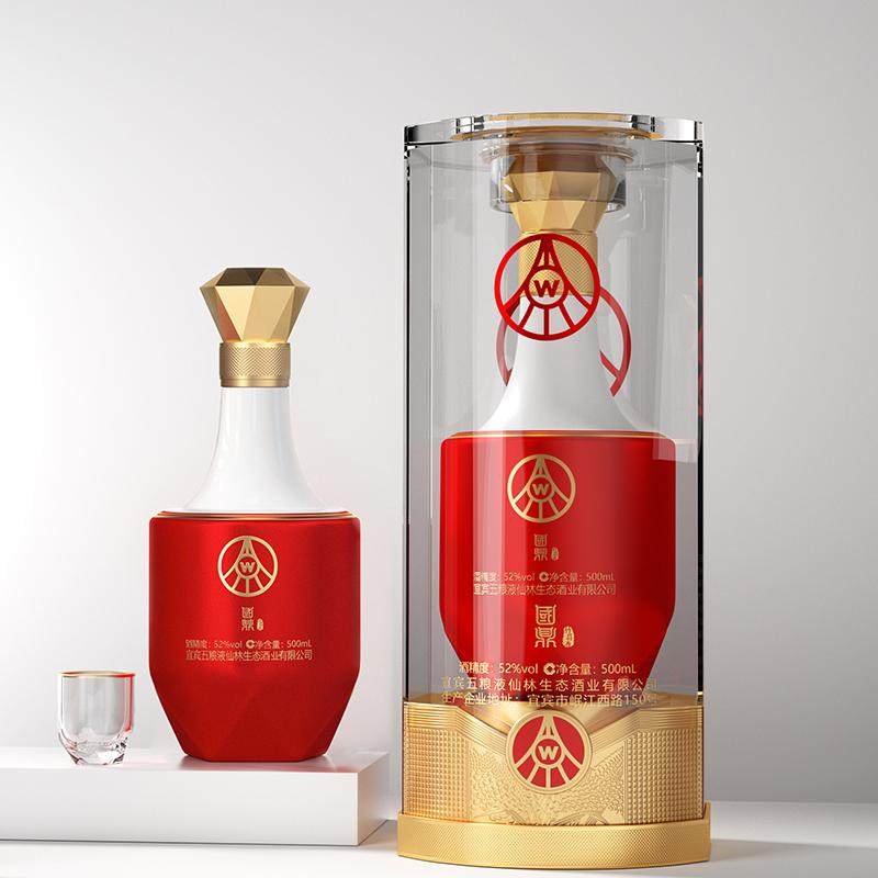 新品　国鼎 五粮液　白酒　仙林生态　500ml 25年最新！五粮液仙林生态国鼎竹琳酒测评｜52度500ml自饮宴请都