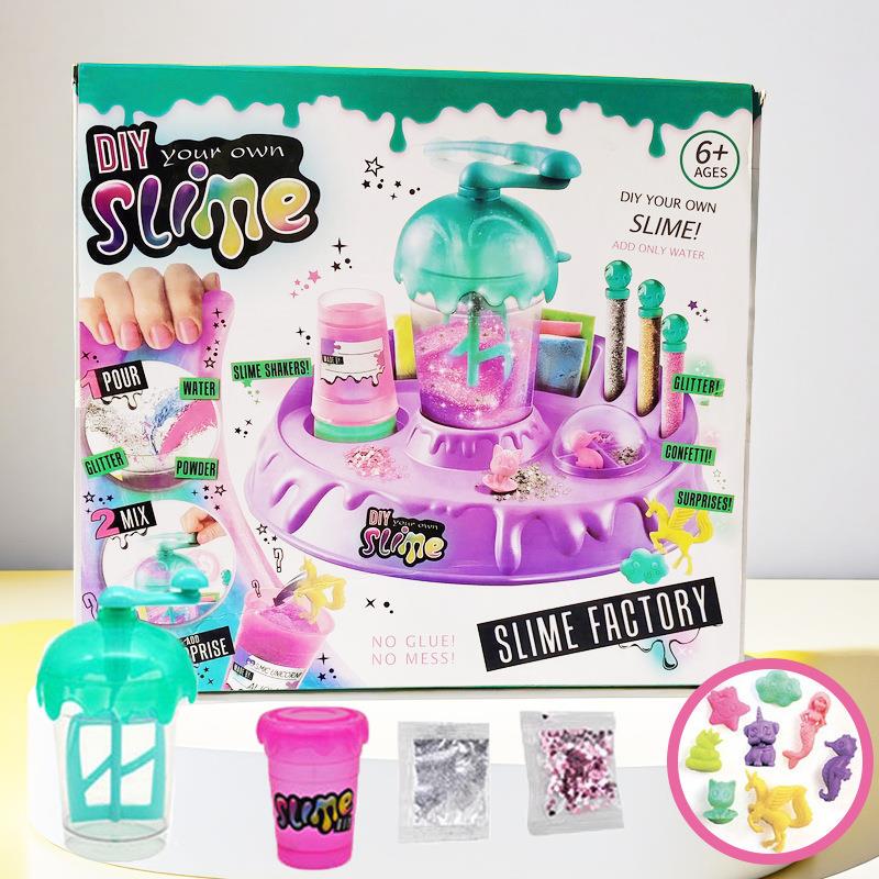 New Magic Novelty Slime Shaker Children's Handmade Crystal Clay Foaming Glue Set