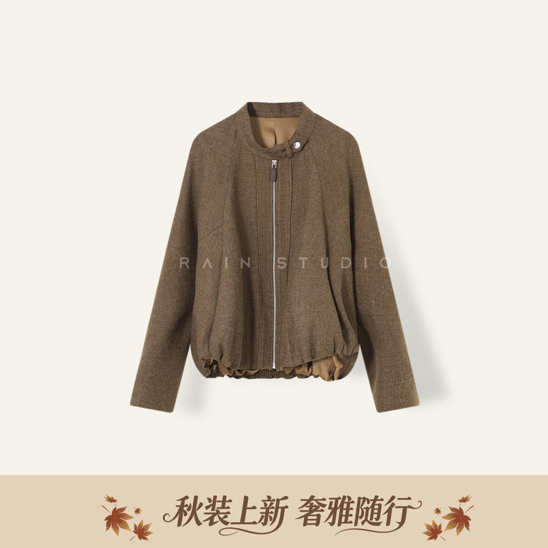 【Rain Studio】100-Color Worsted Merino Wool, Loose-Dyed, High-End Versatile Short Coat