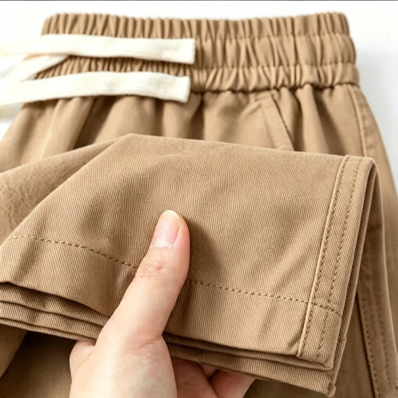 Khaki American-Style Heavy-Duty Washed Pure Cotton Straight-Leg Denim Work Pants for Men, Solid Color Drapey Wide-Leg Casual Pants for Women Khaki American-Style Heavy-Duty Washed Pure Cotton Straight-Leg Denim Work Pants for Men, Solid Color Drapey Wide-Leg Casual Pants for Women