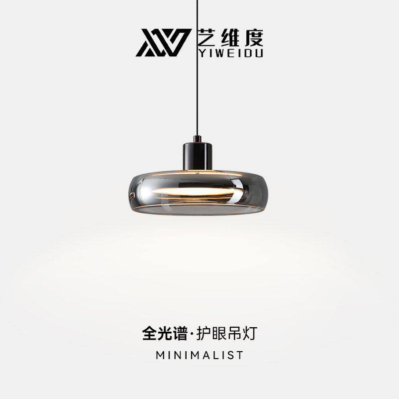 Итальянская минималистичная прикроватная люстра modern light luxury high-end sense 2025 новая подъемная стеклянная прикроватная люстра для спальни
