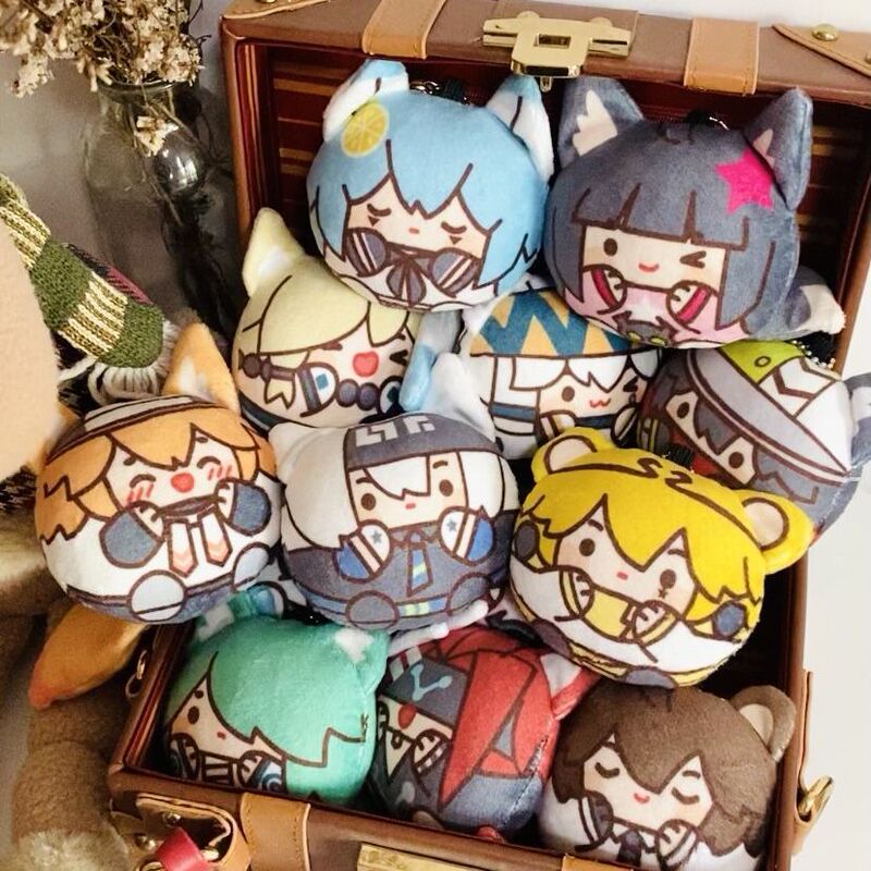 Plush Toys from the Concave-Convex World Series Featuring Lei Shi, Palos, Camille, Anmiciu, and Grier