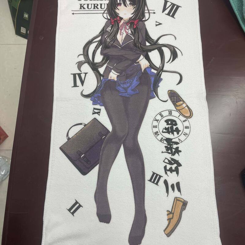 Premium Kusanagi Color-Changing Anime Towel, Creative Hot Water Temperature-Sensitive Towel, Pure Cotton Heat-Sensitive Clothing Towel