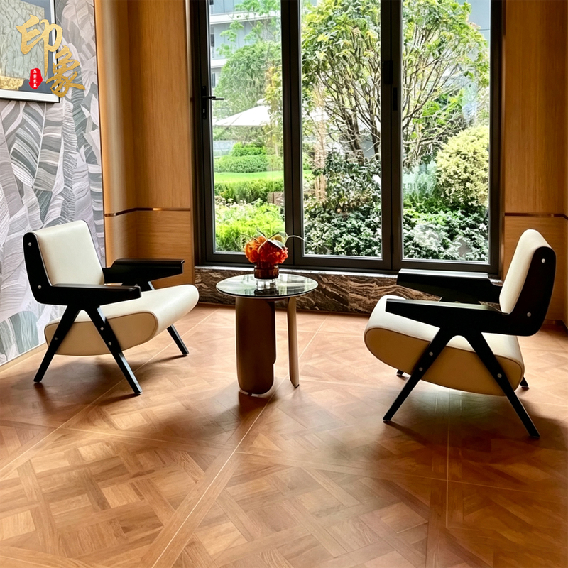 Mezzanine Leisure and Entertainment Area with One Table and Two Chairs, Hotel Club Private Room, Homestay, Sales Office, Single Sofa Mezzanine Leisure and Entertainment Area with One Table and Two Chairs, Hotel Club Private Room, Homestay, Sales Office, Single Sofa