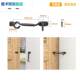 Barn Door Latch Hook Lock Sliding Door Latch Buckle Sliding Door Lock Door Lock Bolt-Type Door Latch No-Drill Ghost Door Lock
