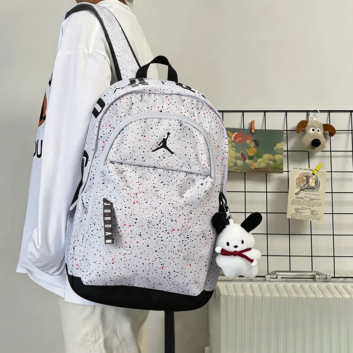 Nike Jordan Starry Sky Backpack 2026 New Model Unisex Travel Bag Large Capacity School Bag for Middle and High School Students