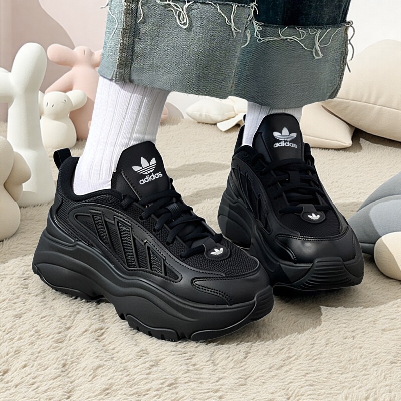 Adidas Originals Women's Shoes Ozgaia Sneakers Genuine Adidas Black Warrior Dad Shoes Women's Casual Shoes