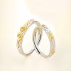 Couple Rings for Lovers, a Pair of Open Rings, Niche Design Rings, Tail Rings, Birthday Gifts for Best Friends, Men and Women