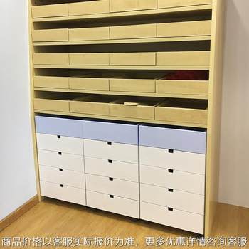 跨境爆款多层烤漆道具储物柜落地收纳柜家用幼儿园积木储存抽屉柜