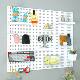 Perforated Board Wall, No-Drill Installation, Storage for Entryway, Kitchen, Study, DIY Display Rack