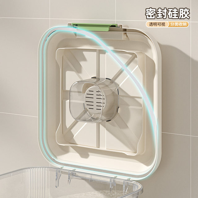 Rice bucket household kitchen sealed insect-proof and moisture-proof rice storage box thickened rice storage tank flour grain storage bucket rice cylinder