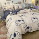 Four-piece set cartoon single-piece bedding dormitory sheets quilt covers quilt covers three-piece set spring