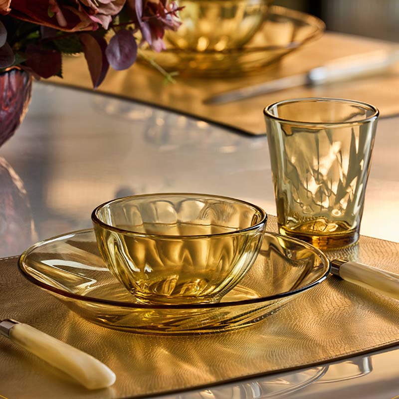 Corning Tableware Crystal Series Heat-Resistant Glass Tableware High-End Household Noodle Bowls, Rice Plates, Fish Plates Set Corning Tableware Crystal Series Heat-Resistant Glass Tableware High-End Household Noodle Bowls, Rice Plates, Fish Plates Set