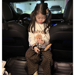 Labu Long sleeves T-Shirt girl clothes 2025 New arrival early autumn kids Tops female treasure super good-looking white Sweatshirt