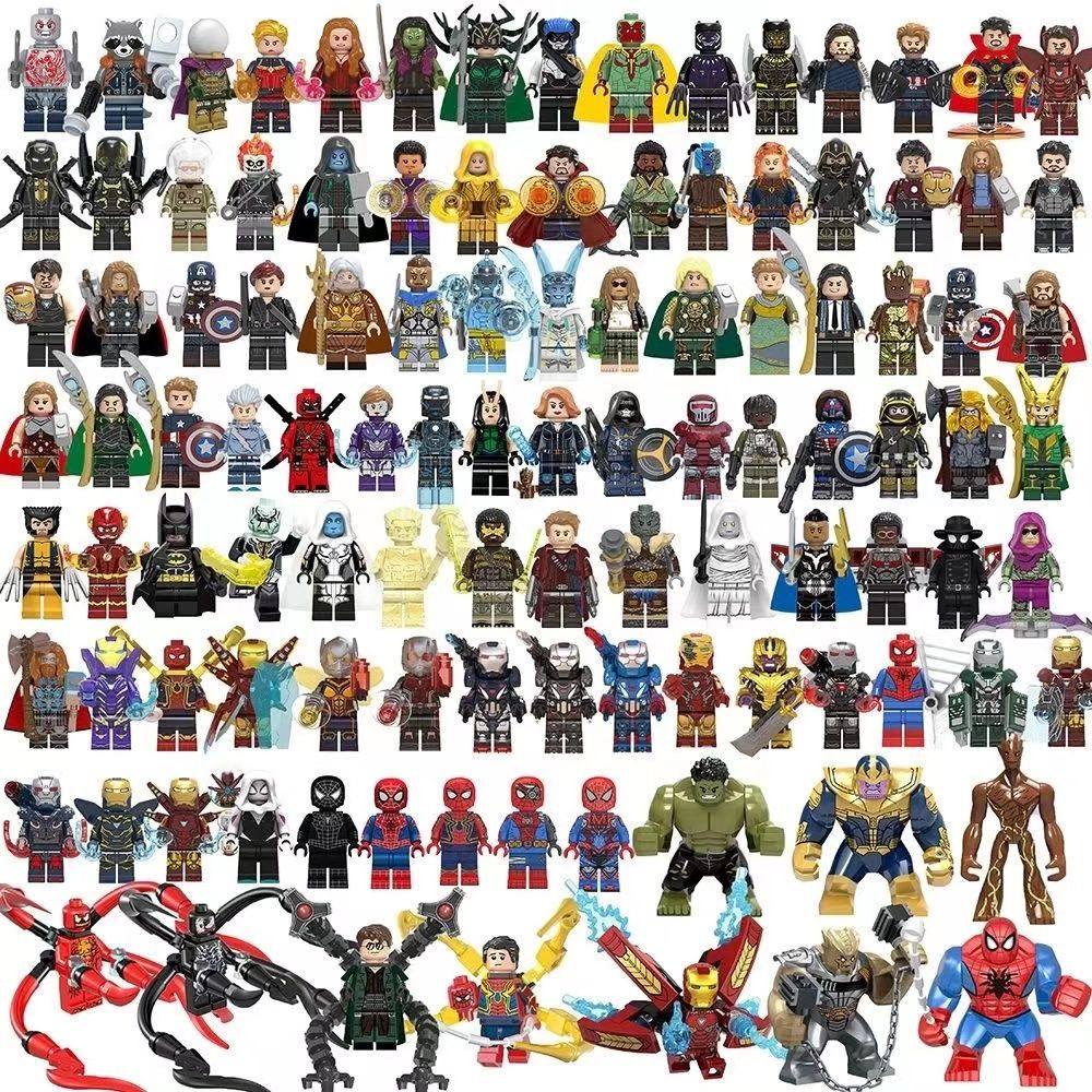 复仇者联盟积木漫威钢铁侠美国队长拼装人仔玩具生日礼物怎么选？性价比超高！_英雄联盟_淘宝游戏网, image size:1000x1000