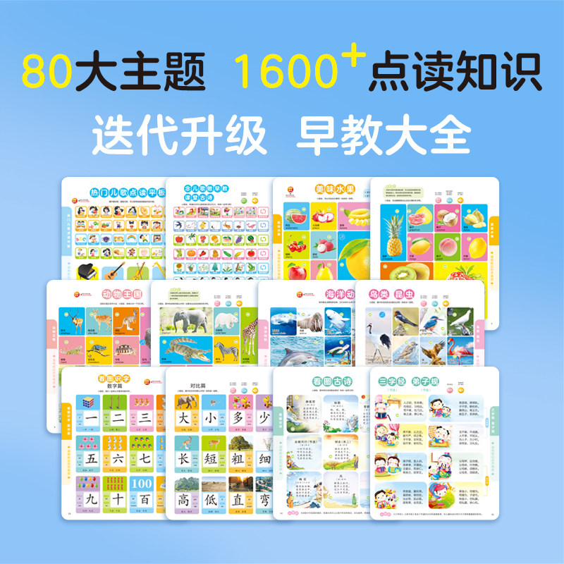 Little Confucius 0-9, a Talking and Singing Educational Early Learning Book for Children, an Intelligent Reading and Sound Toy Book for Early Education