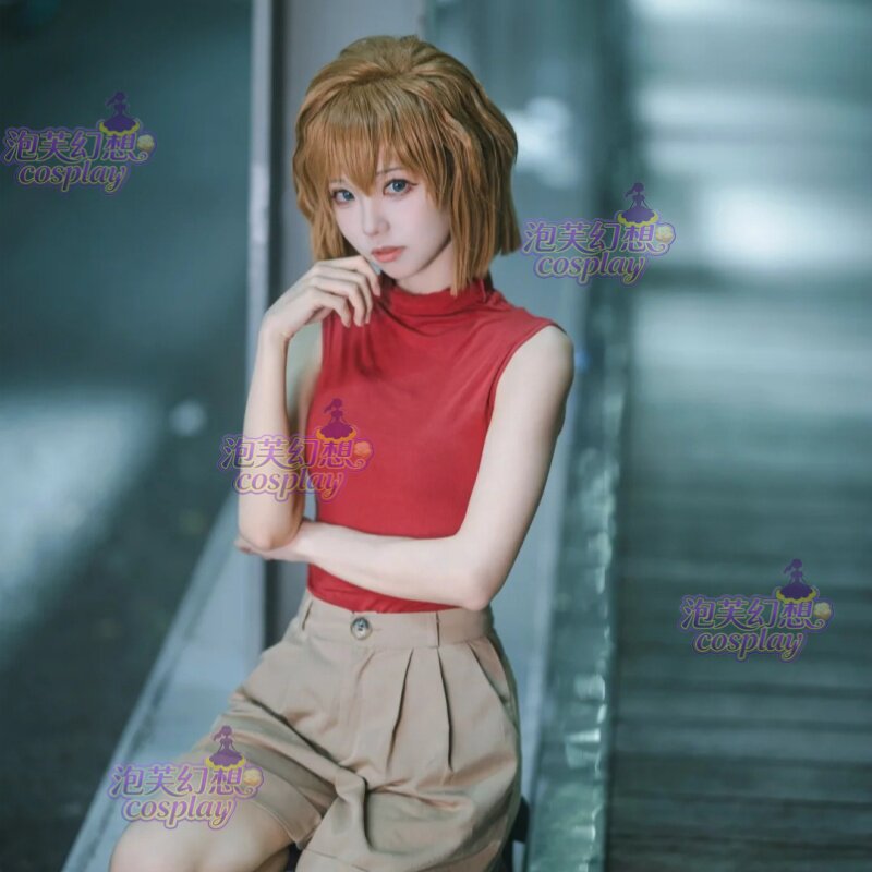 灰原哀cos服名侦探柯南宫野志保雪莉缩小版cosplay女装假发送腰带_Cosplay女装_淘宝游戏网