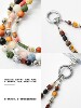 Leeudesign Original Handmade Volcanic Stone Phone Chain, High Aesthetic Value, Elegant Wrist Short Strap, Anti-Drop Phone Lanyard, Ccd Niche Creative Hanging Chain Accessory