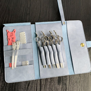 Hairdressing fashion tool kit with scissors t-bag haircut tool storage bag hair stylist personalized creative haircut bag