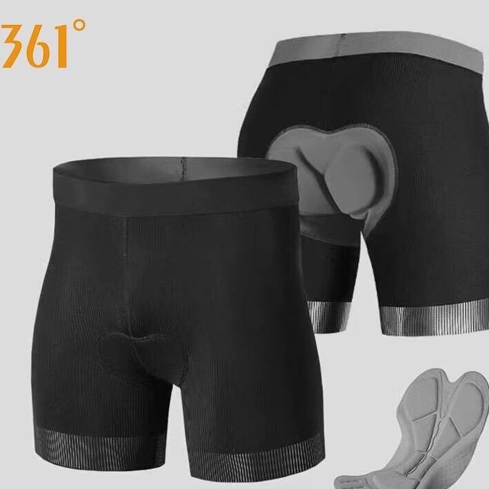 361 ° Bicycle High-End Cycling Underwear for Men, Shock-Absorbing High-Density Mountain Biking Pants, Quick-Drying Road Bike Shorts