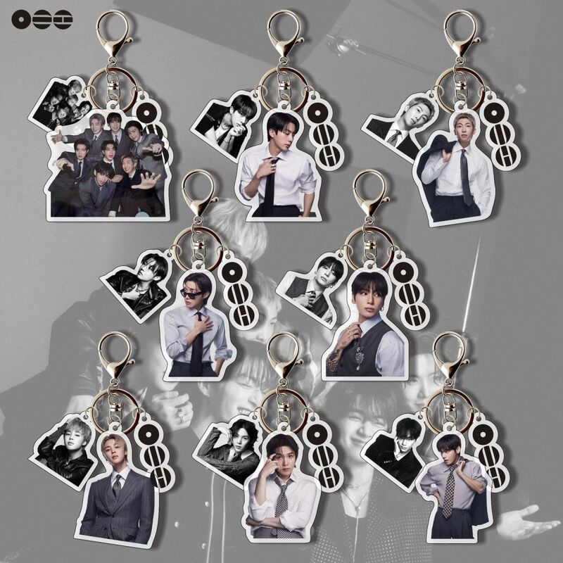 Bts 26Th Anniversary Acrylic Keychain Set of Three, Bag Pendant, Rm V Jk Merchandise Bts 26Th Anniversary Acrylic Keychain Set of Three, Bag Pendant, Rm V Jk Merchandise