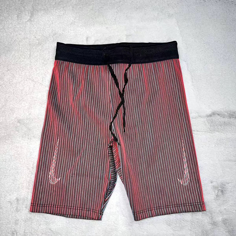 Marathon Professional High-Elastic Compression Shorts Sports Track and Field Training Running Pants Cycling Fitness Sports Pants Five-Point Pants