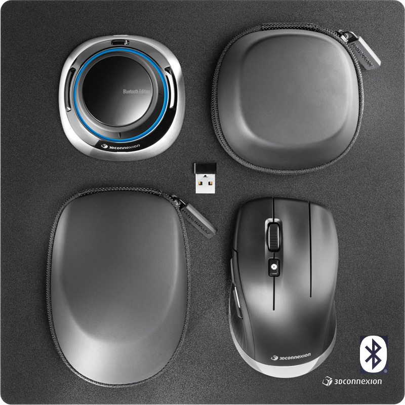 3Dconnexion Spacemouse ® Wireless Kit 2 Wireless Bluetooth 3D Mouse Set 3Dconnexion Spacemouse ® Wireless Kit 2 Wireless Bluetooth 3D Mouse Set