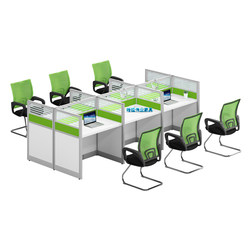 Intermediary Screen Staff Financial Clerk Desk Electric Pin Small Card Position Work Station Table and Chair Operator Card Holds