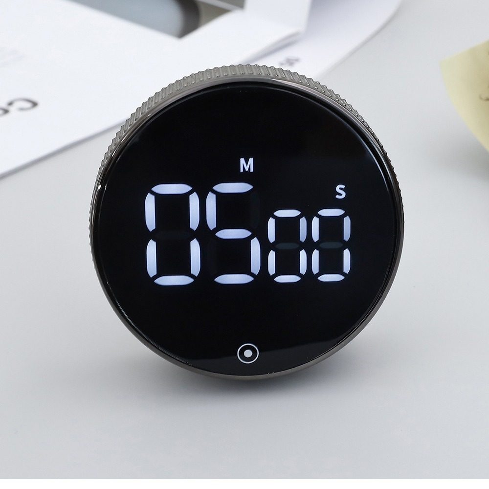 Self-adhesive rotating countdown timer with magnetic led display ...