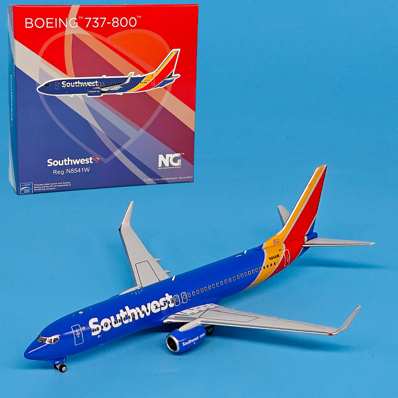 Ng1:400 Southwest Airlines B737-800 Passenger Aircraft N8541W Alloy Aircraft Model Collection Ornaments Ng1:400 Southwest Airlines B737-800 Passenger Aircraft N8541W Alloy Aircraft Model Collection Ornaments