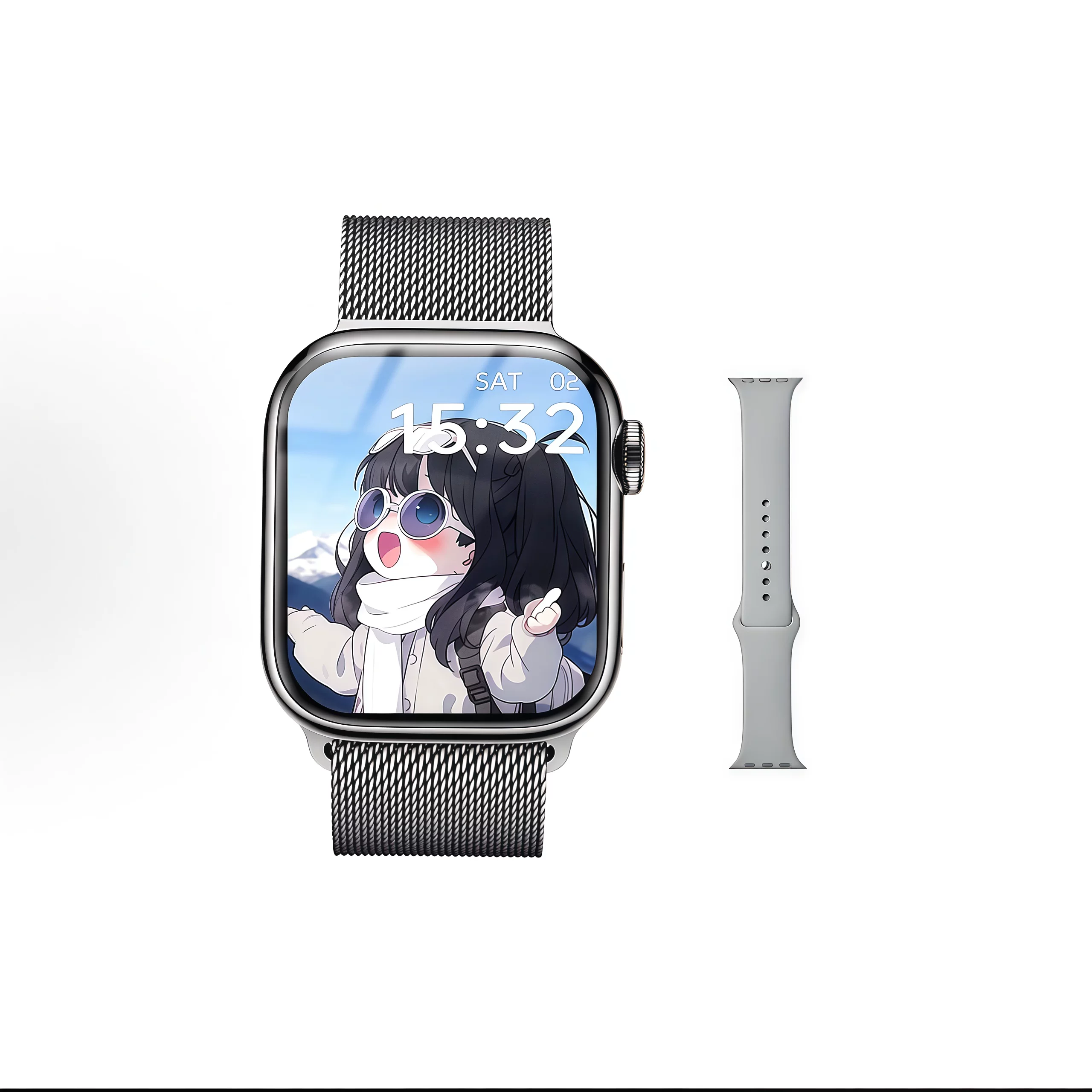 Часы Huaqiangbei новое S11 с измерением пульса, сахара в крови, спорт, iwatch, NFC доступ, двойной платеж