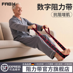 German Middle-aged and Elderly Anti-resistance Muscle-increasing Digital Resistance Band Training Leg Muscle Rehabilitation Training Ankle Stretching Segmented