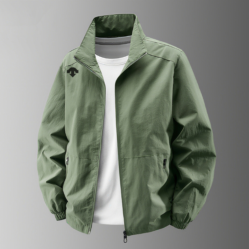 [Clearance Sale] Men's Jacket Spring and Autumn Business Casual Windbreaker Outdoor Top with Stand Collar
