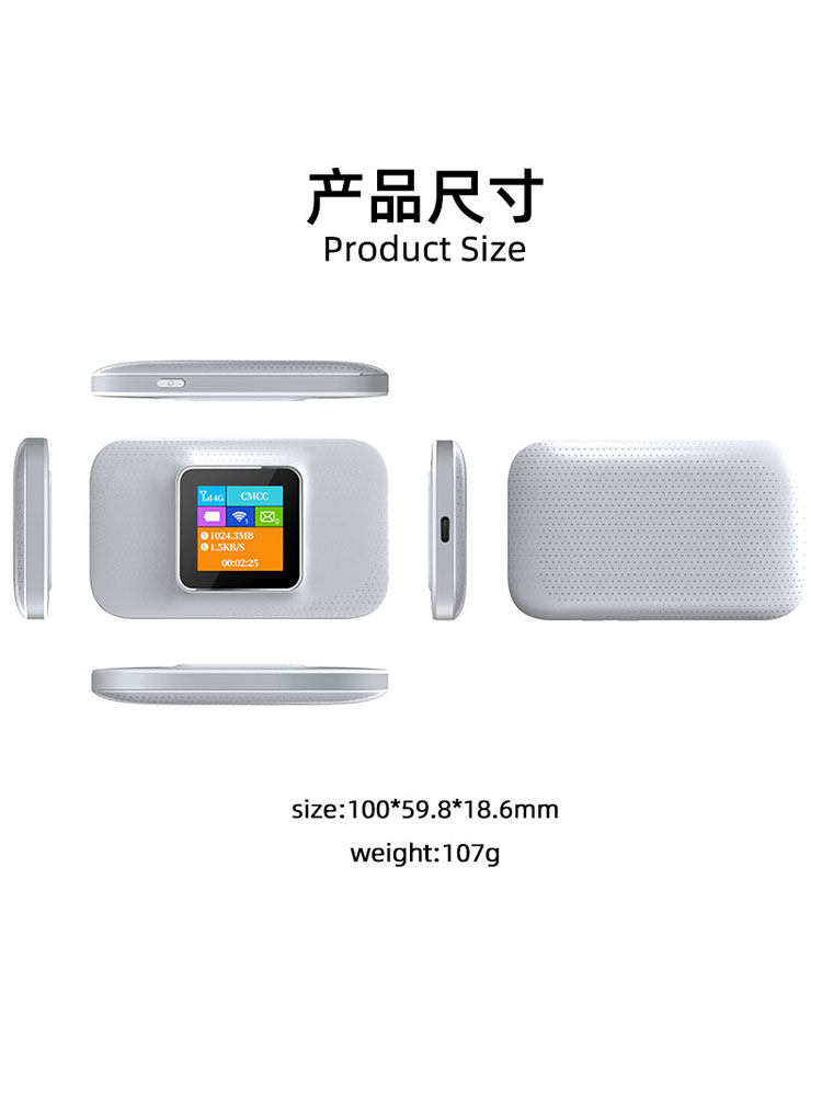 [Can Insert Sim Card] Portable Wifi International Version Mobile Network Available in Hong Kong, Macao, Taiwan, Malaysia, Dubai, Indonesia, Cambodia, Asia, Europe, Africa, Portable Internet Device, Wireless Mobile Router