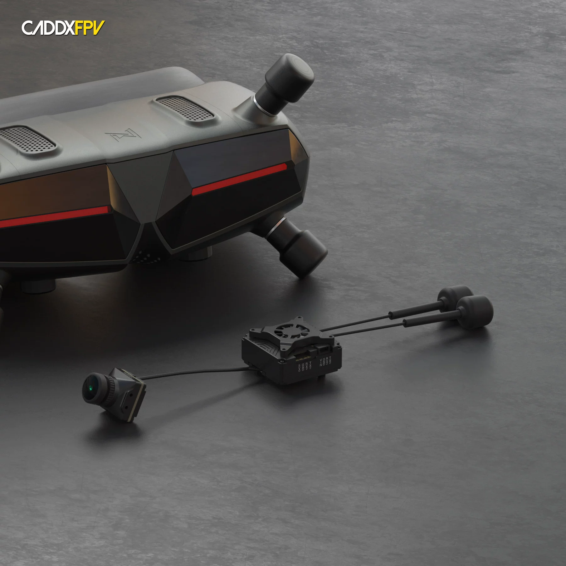 Фиксированный винт с улиткой fpv мощной дальности передача изображения 2 ватта Walksnail Avatar GT Kit2W