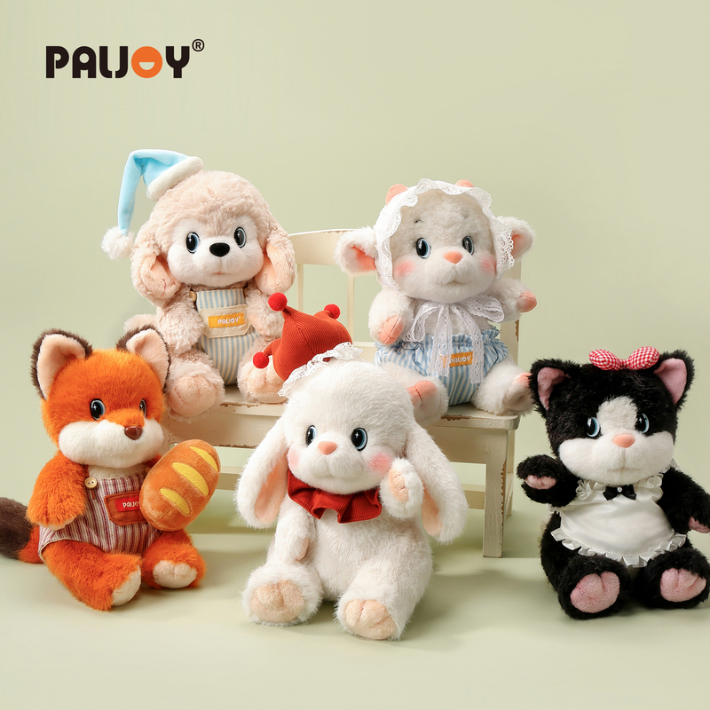 Paljoy Movable Jointed Plush Toy Cute Doll Children's Birthday and New Year Gift for Boyfriend/Girlfriend