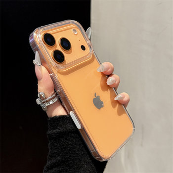 [Comes with Ai Camera Button] Xiangli Is Suitable for Apple 17 Pro Max Phone Case, New Transparent High-End Feel, iPhone 17 Pro Full-Cover Anti-Drop Protective Case, 16 for Men and Women, 15 Simple Soft Ipm
