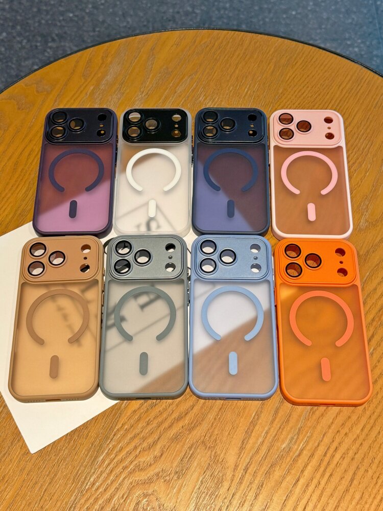 [Comes with Lens Film]Xiangli Magnetic Case Suitable for Apple 17 Pro Max Phone Case, New iPhone 16 Pro Ultra-Thin Matte 15 Premium Unisex 14 Full-Cover Anti-Drop 13 Protective Hard Case