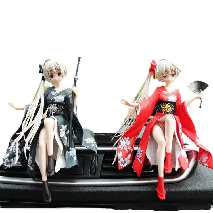 Qiongmei Car Ornaments, Two-Dimensional Anime Figures, Chassis Decoration, Beauty from Sen No Kiseki, Car Interior Accessories