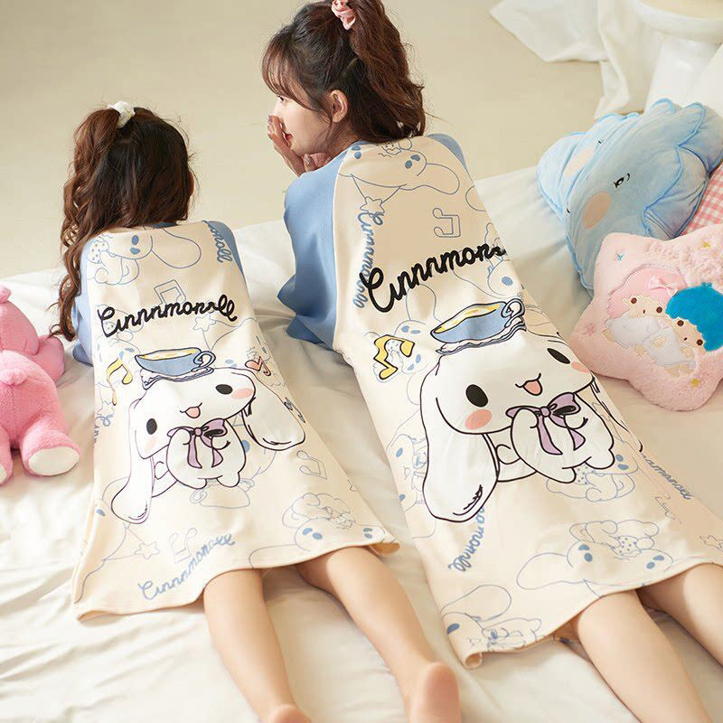 Children's Nightgown for Girls, Pure Cotton, Summer Thin Short-Sleeved, Parent-Child Matching, Mother-Daughter, Cinnamoroll Princess, Little Girl's Summer Pajamas Children's Nightgown for Girls, Pure Cotton, Summer Thin Short-Sleeved, Parent-Child Matching, Mother-Daughter, Cinnamoroll Princess, Little Girl's Summer Pajamas
