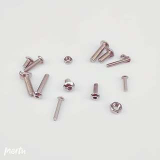 34 non-rust mother steel 50pcs boxed set guz m3m4m5 pan head screw bolt screw round head inner hexagonal