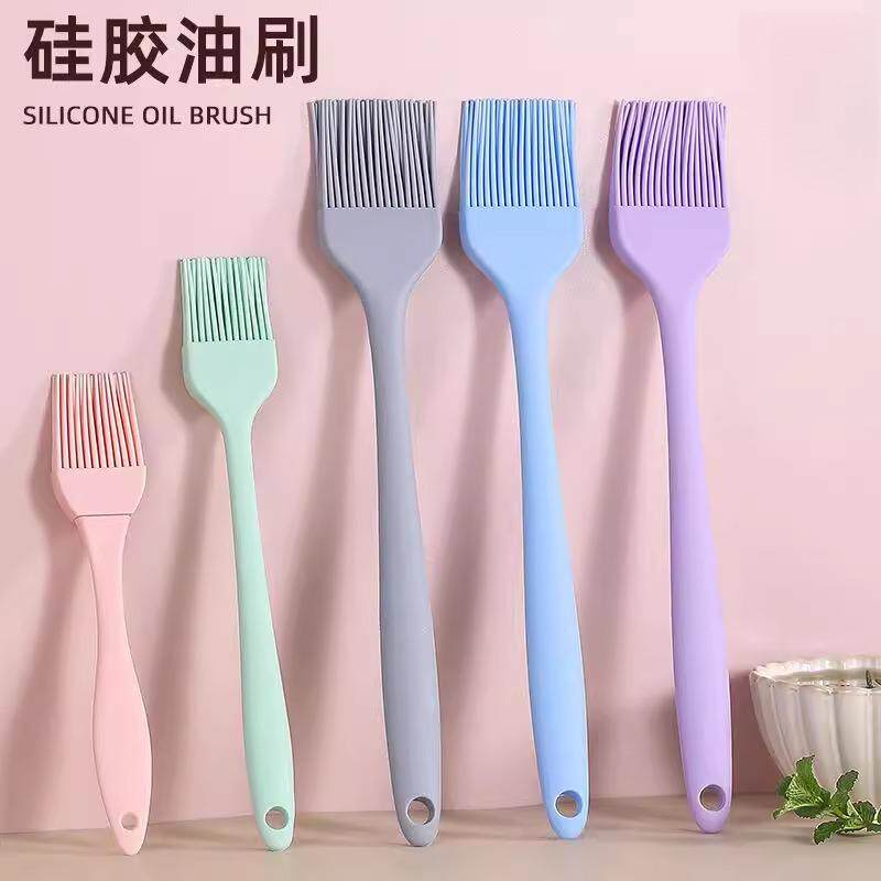 家用耐高温烘焙工具不掉毛油扫食品级调料刷矽胶油刷烧烤刷子