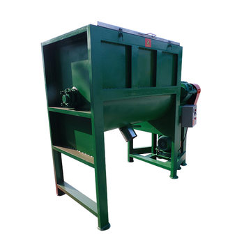 Horizontal heating mixer stainless steel powder horizontal mixer feed mixer double screw mixer
