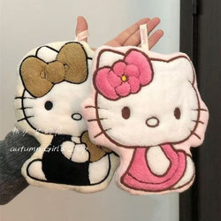 Hanging Hand Towel, Soft, Thick, Absorbent, Quick-Drying, for Children, Home Bathroom, Kitchen, Hellokitty