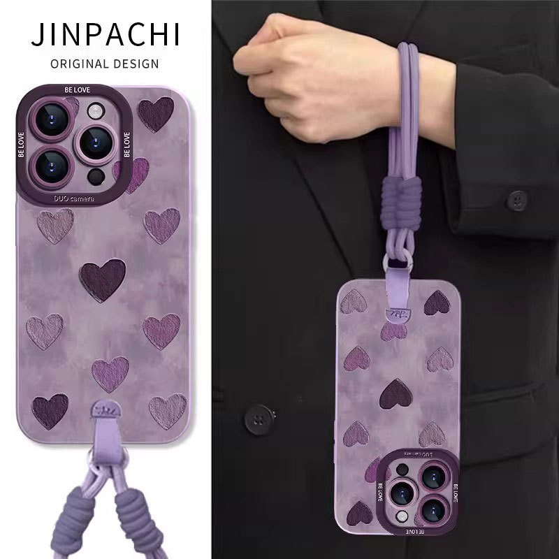 Crossbody Wrist Strap Heart Oil Painting Phone Case for Apple 17 Pro Max 2025 New Model iPhone 16 with Built-In Lanyard 15 Anti-Lost 13 Integrated 14 Pro for Women 12 Stylish 18 Pro Crossbody Wrist Strap Heart Oil Painting Phone Case for Apple 17 Pro Max 2025 New Model iPhone 16 with Built-In Lanyard 15 Anti-Lost 13 Integrated 14 Pro for Women 12 Stylish 18 Pro