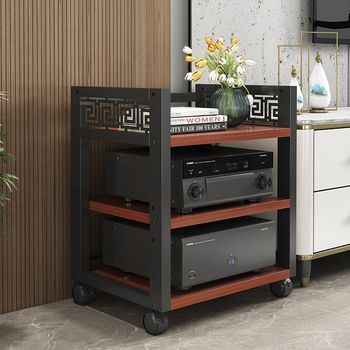 Multi-layer adjustable amplifier rack cabinet audio and video equipment cabinet bracket audio cabinet